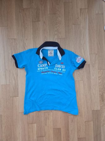 Polo Shirt CAMP DAVID blau Grösse 152 guter Zustand