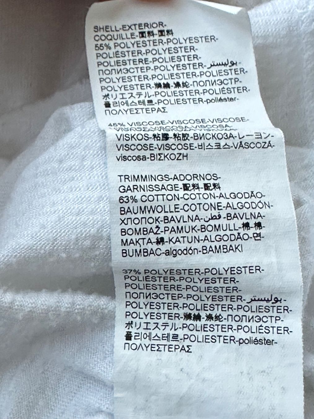 Desigual Top: Desigual weisses Top mit Rüschchen – Difettoso da Zürich venduto da ong8 5