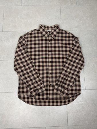 Vuja Dé Ross Check Flannel Shirt in Cashmere & Cotton