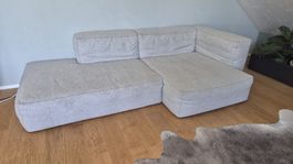 HAY Mags Sofa 2.5 Sitzer, hellgrau