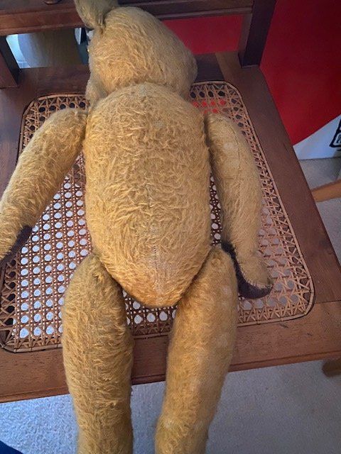Statuette: Schöner grosser Teddy Bär mit Holzwolle – Usato da Bürglen TG venduto da Nobi99 2