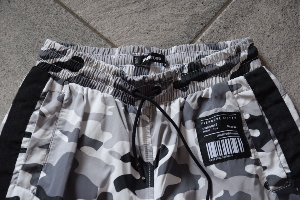 Damen New Yorker Cargo Hosen M Camouflage (Neu (gemäss