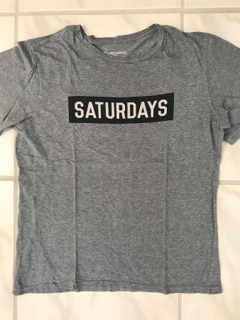 Saturdays shirt grau, L