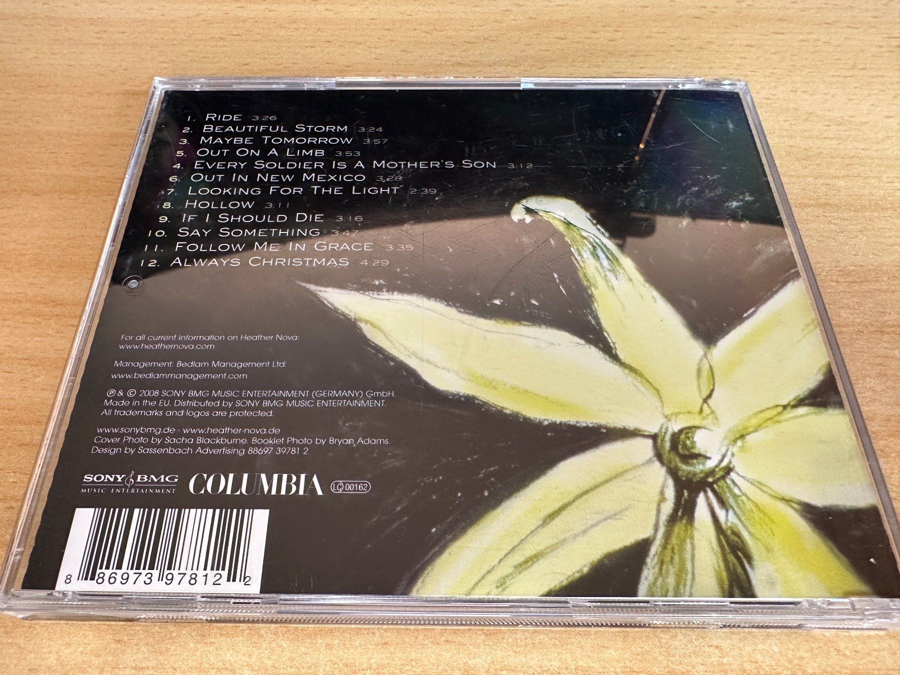 CD: E2 Heather Nova – The Jasmine Flower – Usato da Rikon im Tösstal venduto da Alpenmutz 1