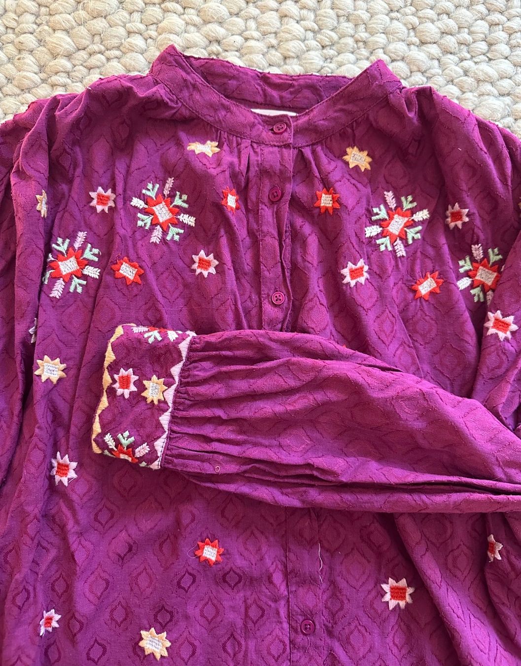 Camicette: BOHO-BLUSE IN PFLAUMENLILA – GR.M/L – Nuovo (secondo la descrizione) da Schaffhausen venduto da rot_yyy7 5