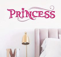 AUFKLEBER *PRINCESS, F. WAND,KÄSTLI,WC...