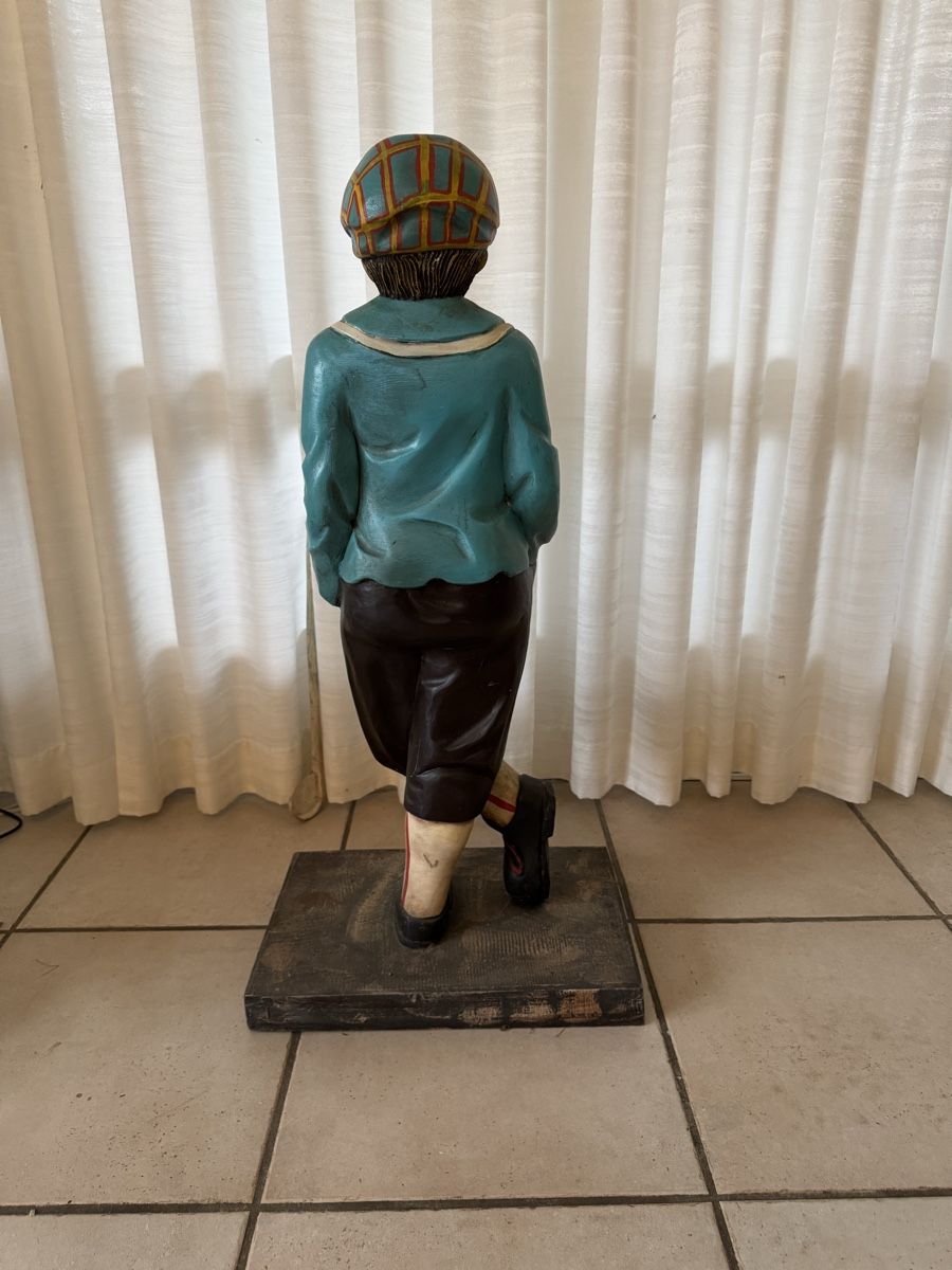 Statuette: Holzfigur Golf Spieler – Usato da Lenzburg venduto da Meister_k 3