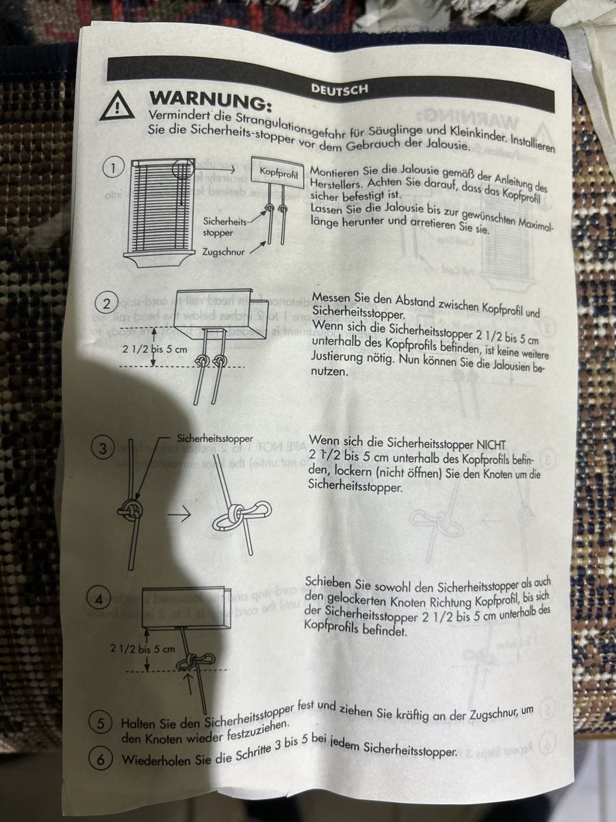 Markisen: Ikea Jalousie Lindmon 120x155 – Gebraucht aus Rüdlingen von Lichee 6