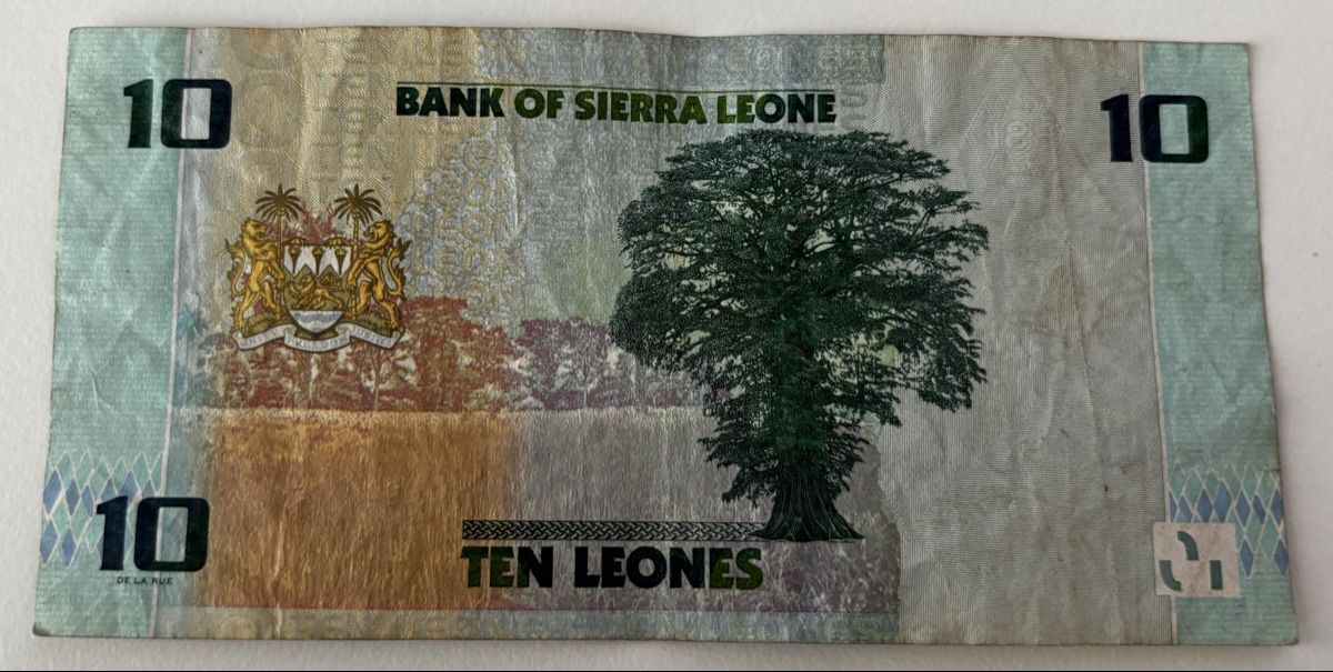 Banconote: Sierra Leone 10 Leones 2022 – Usato da Algetshausen venduto da Carrhard 1