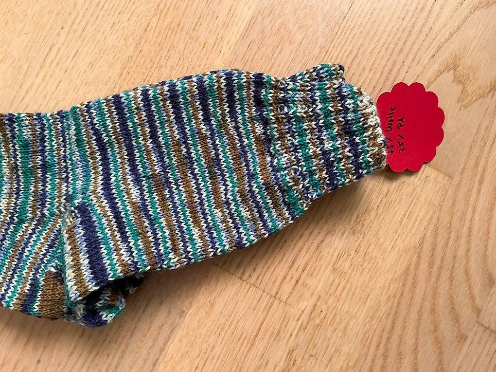 Chaussettes: Socken handgestrickt Gr.44/45  – Neuf avec emballage d'origine à Liestal par Strigg-Grossmami 4
