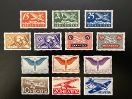 **Schnäppchen** Lot Flugpost F3-F12* und F37-F39*