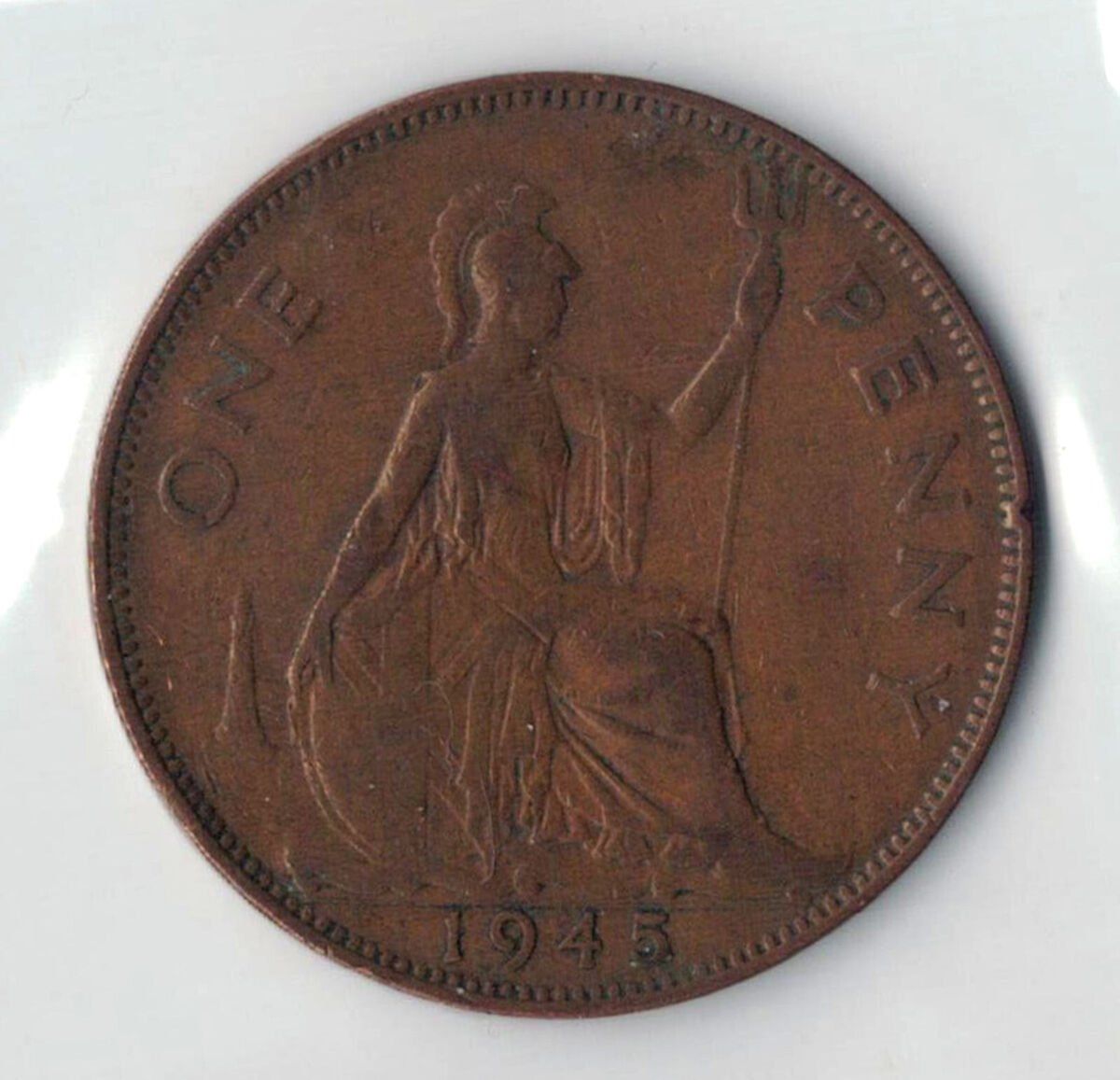Tutti le monete: 1 Penny Grossbritanien 1945 – Usato da Kriens venduto da TSCH1