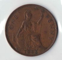 1 Penny Grossbritanien 1945