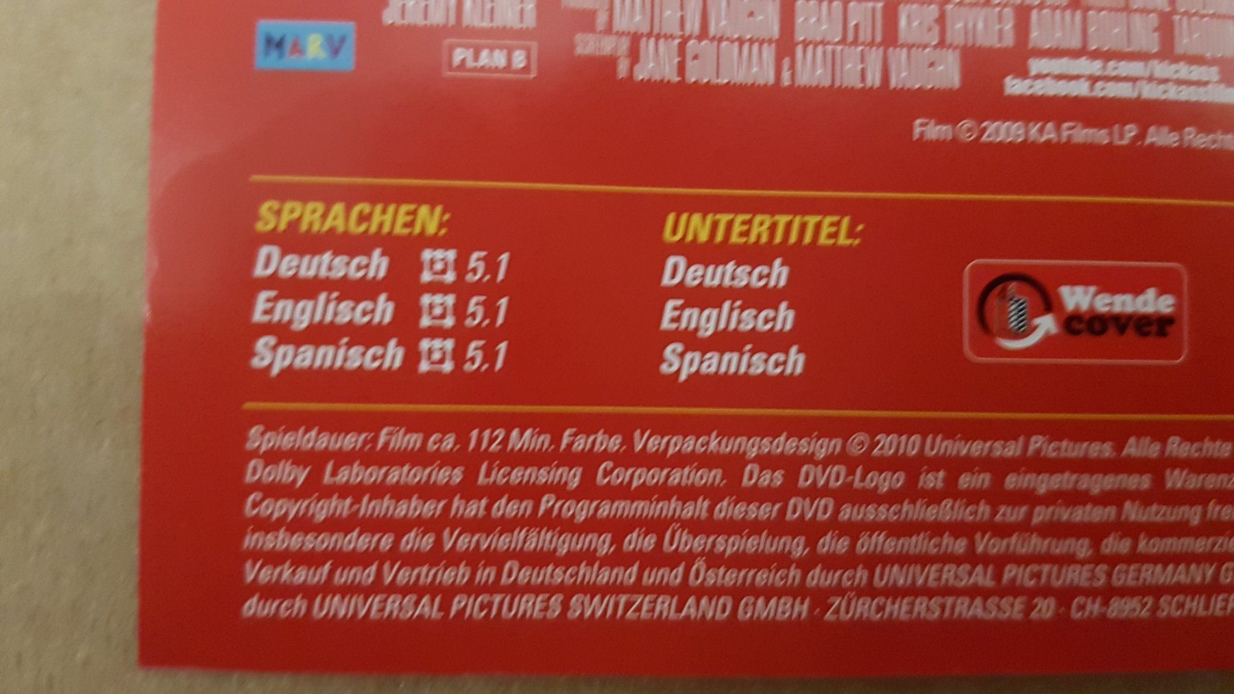 Alle DVDs: DVD Kick-Ass / Arron Johnson – Gebraucht aus Oetwil am See von fineli2 1