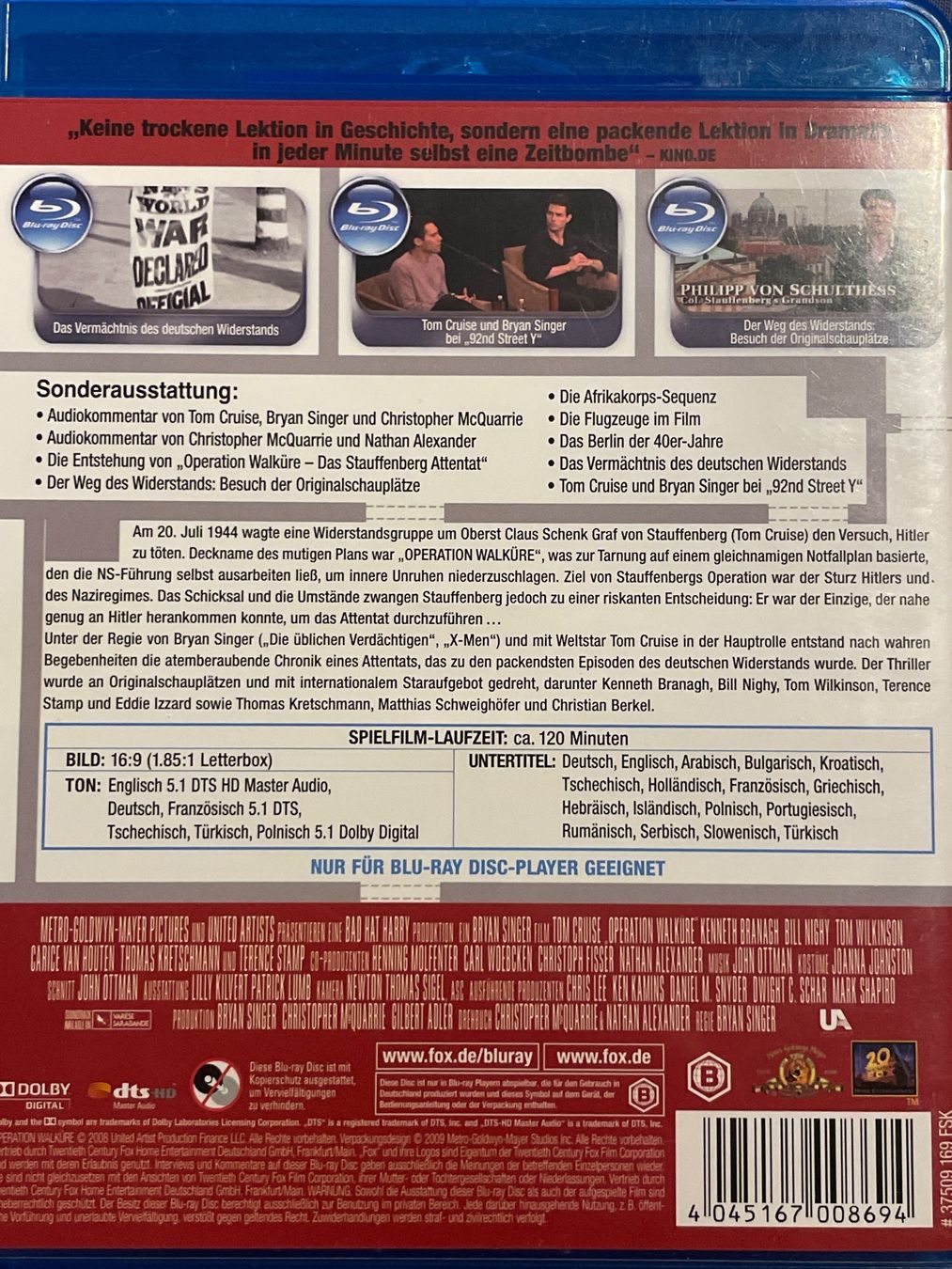 Tutti i DVDs: Operation Walküre   (2008) – Nuovo (secondo la descrizione) da Waldenburg venduto da Gonzo8 1