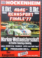 Orig. Rennprogramm Finale 77 Hockenheim Interserie