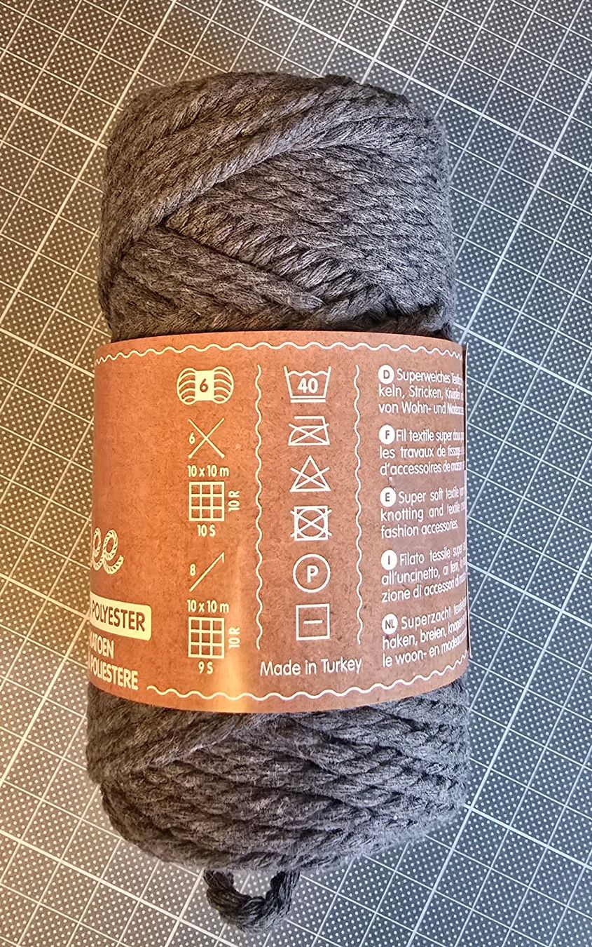 Lana: Makramee Garn, 3mm Rope, Baumwolle/Viskose Mix – Nuovo (secondo la descrizione) da Zürich venduto da amysmith 1