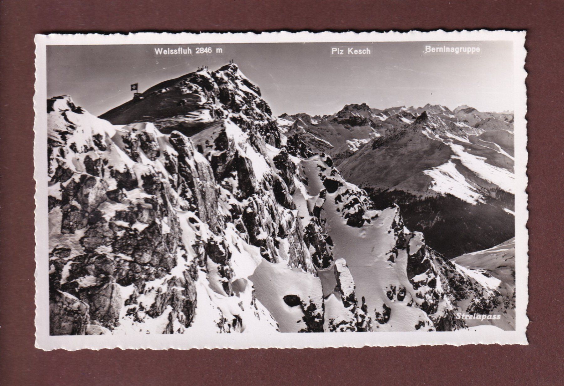 Cartoline postali: Strelapass - WEISSFLUH – Usato da Pully venduto da nicecards-shop