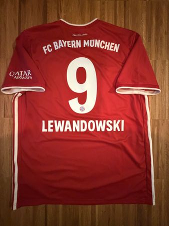 Original Lewandowski Bayern München 2020/21 Trikot XL