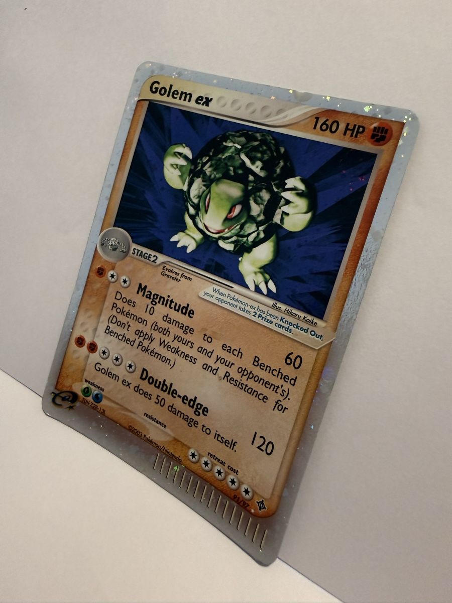 Pokémon Carte collezionabili: Golem ex 91/97 holo ex dragon 2003 – Usato da Lugano venduto da ktm_7jr7 1