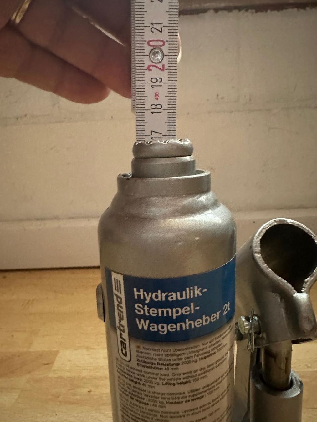 Tutti gli attrezzi: Hydraulik - Stempel- Wagenheber – Usato da Wegenstetten venduto da Aanfr 1