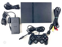 Sony Playstation 2 Slim PS2 Konsole + Controller Schwarz