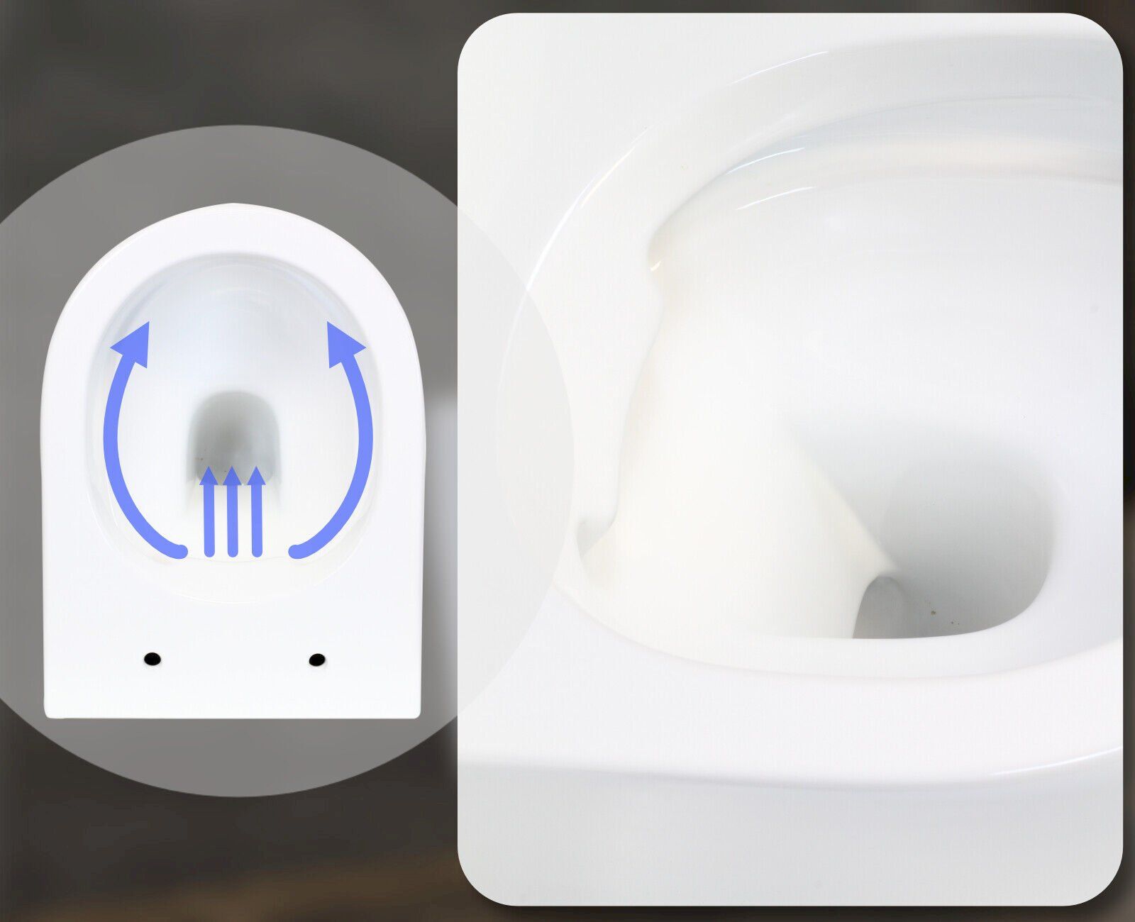 WC: Spülrandloses Keramik Hänge-WC Set – Neu und originalverpackt aus Bottighofen von zaap 6