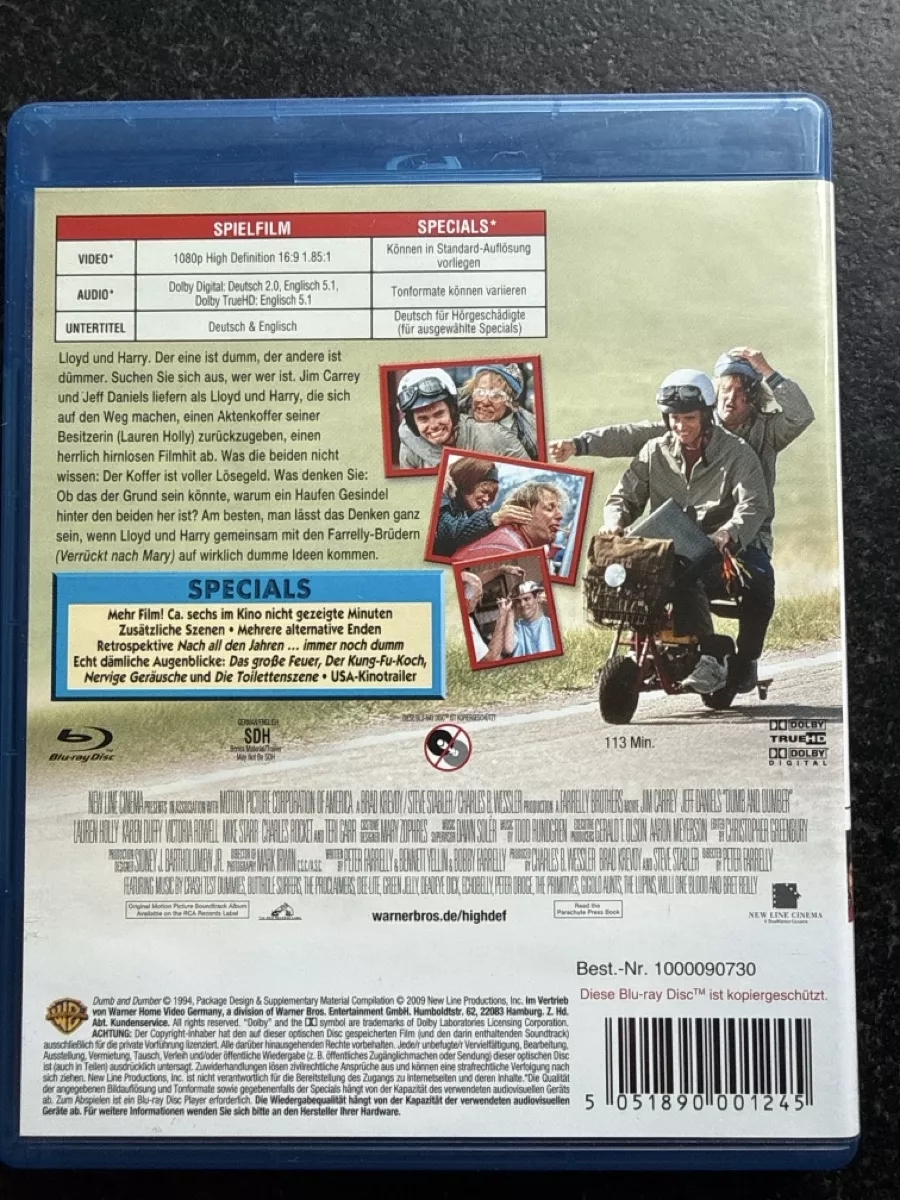 Tutti i DVDs: Dumm und Dümmer – Usato da Münsingen venduto da Sim2977 1