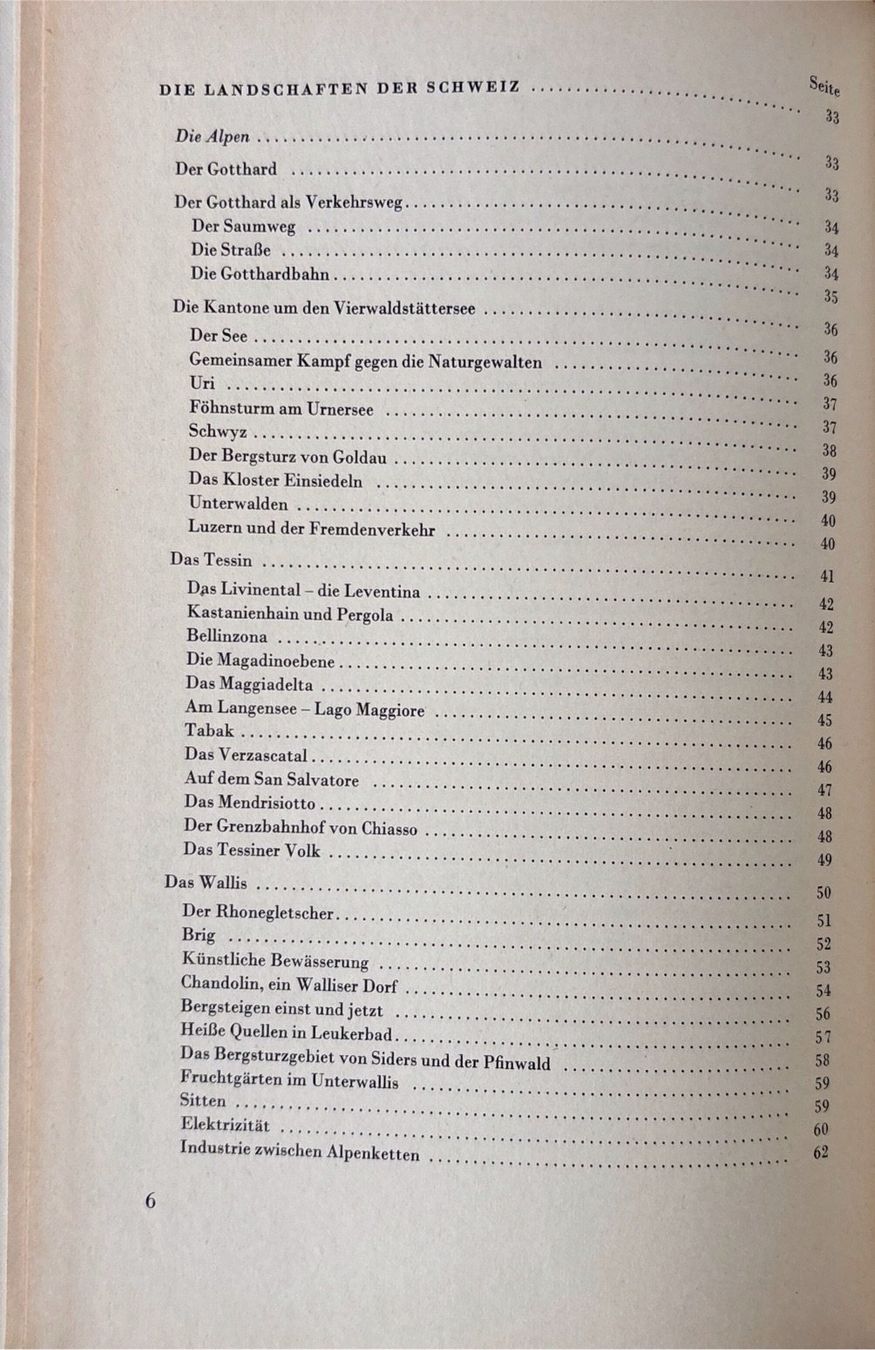 Libri: Geographie der Schweiz 1958 – Usato da Sarnen venduto da Livres 6
