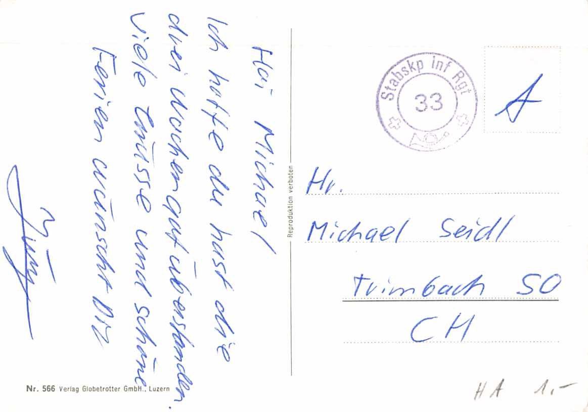 Cartoline postali: 5 MILITÄR-HUMOR-Ansichtskarten mit FELDPOST – Usato da Lufingen venduto da TopAnsichtskarten 1