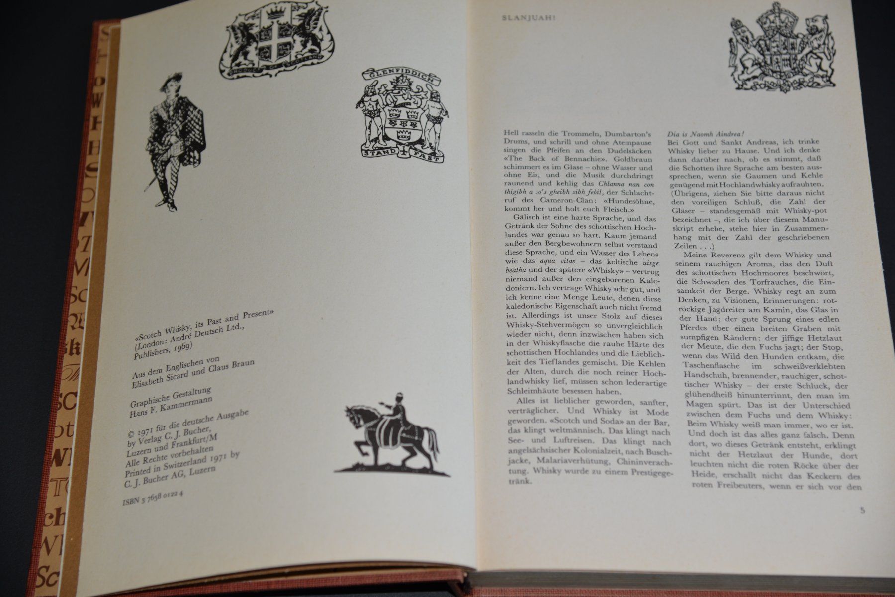 Libri: Scotch Whisky, David Daiches, 1971 – Usato da Lungern venduto da Kammer-Lungern 6