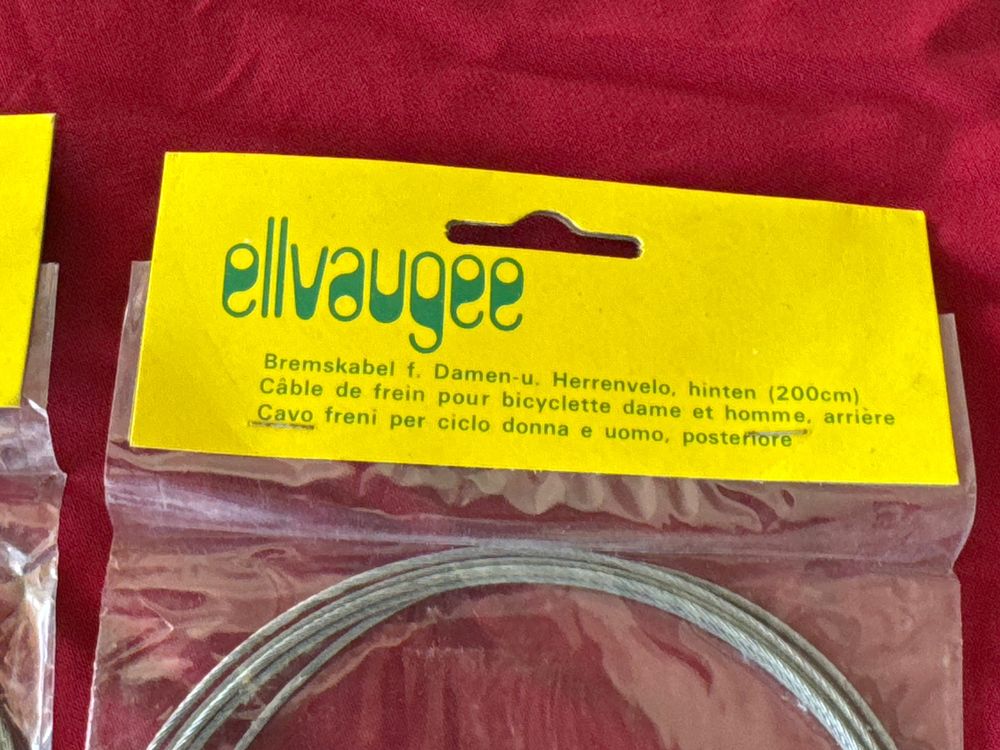 Pezzi di ricambio: Velo Bremskabel hinten 2000mm 2250mm mit Nippel neu – Nuovo e nell'imballaggio originale da Fehraltorf venduto da habibi2008 1