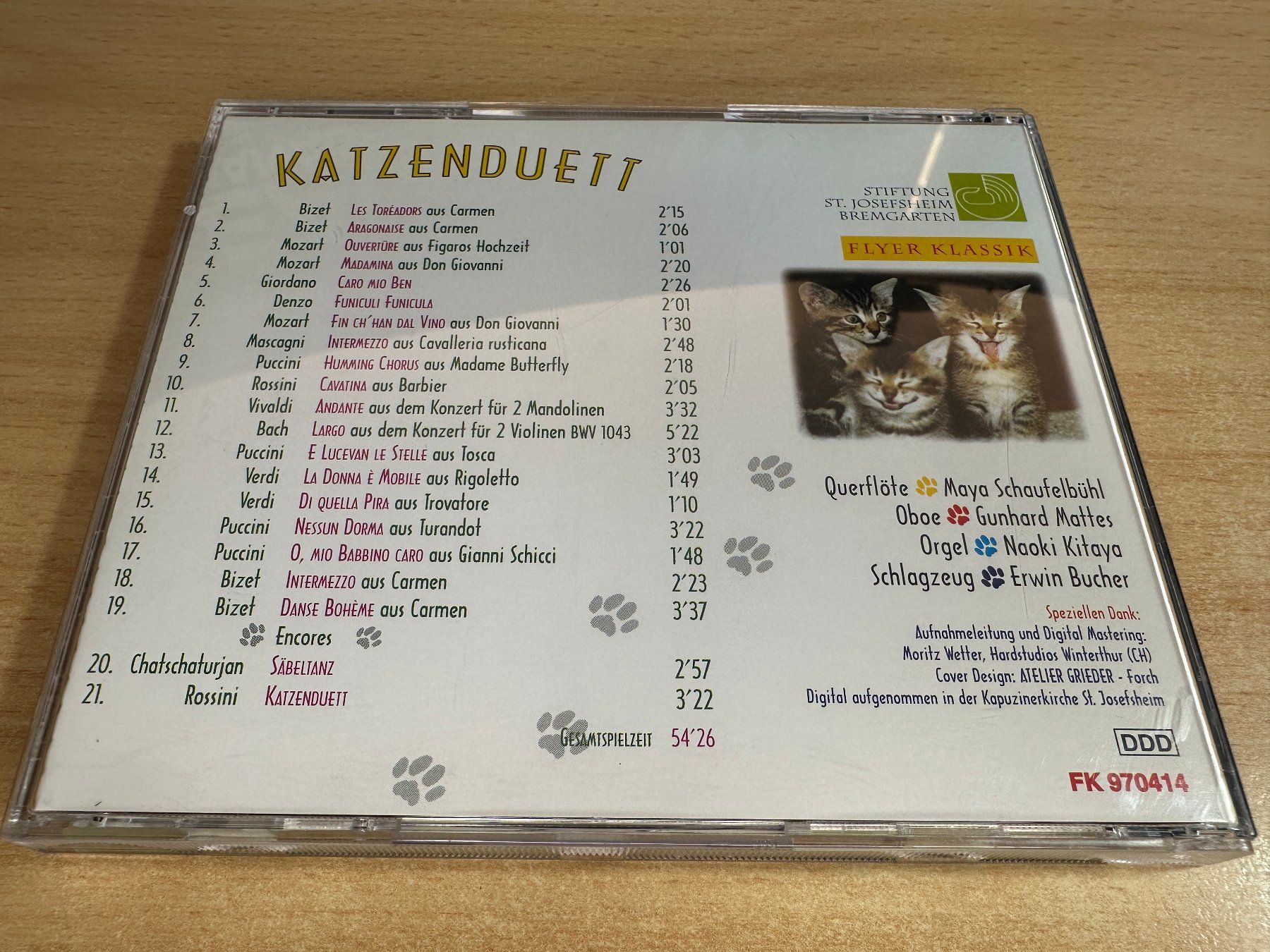 CD: G2 Flyer Klassik – Katzenduett – Usato da Rikon im Tösstal venduto da Alpenmutz 1