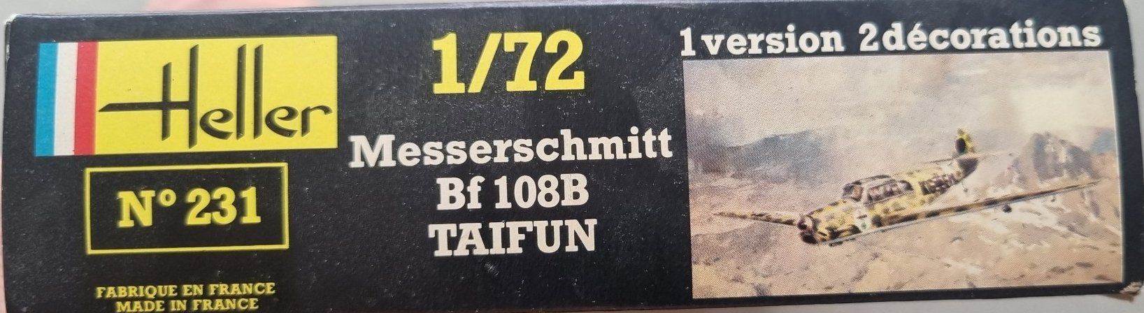 Heller Modellbausätze & Standmodelle: 1/72 Heller Bf 108B Taifun (231) – Gebraucht aus Grand-Lancy von LFW 1