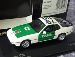Porsche 924 Autobahnpolizei 1:43
