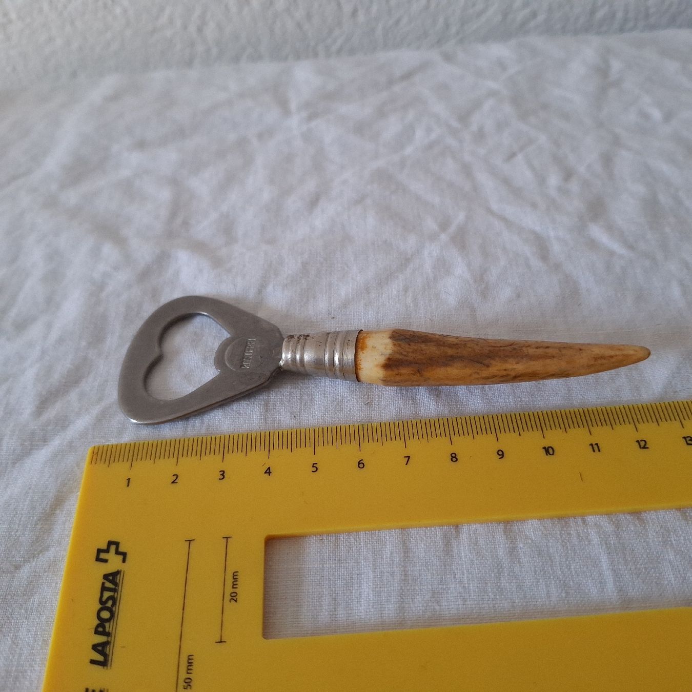 Apribottiglie & Tappi per chiusura: Vintage Flaschenöffner, Geweih-Griff – Usato da Winterthur venduto da Goldpipau 5
