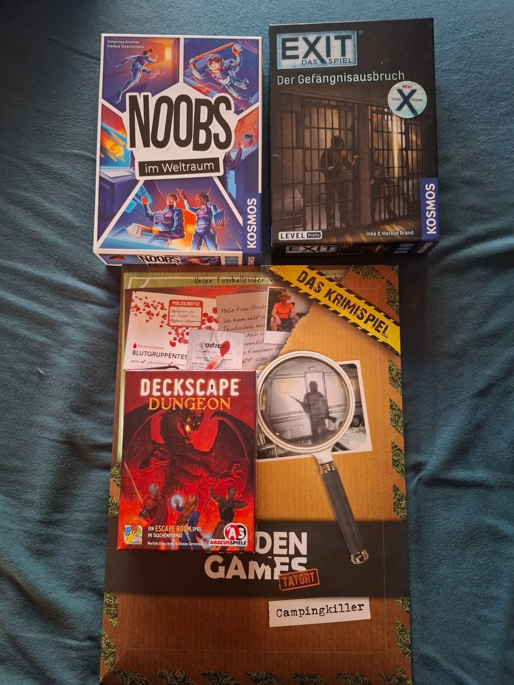 Spiele: 4x Escape-Exit games – Neu (gemäss Beschreibung) aus Basel von Stastny