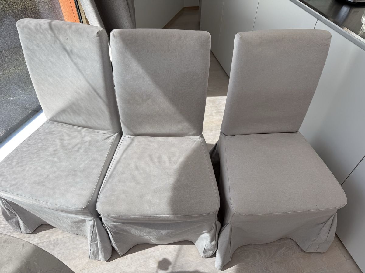 Ikea Sedie: Ikea Stühle Henriksdal, 3 Stück hellgrau, gebraucht – Usato da Küsnacht ZH venduto da car_b8ky