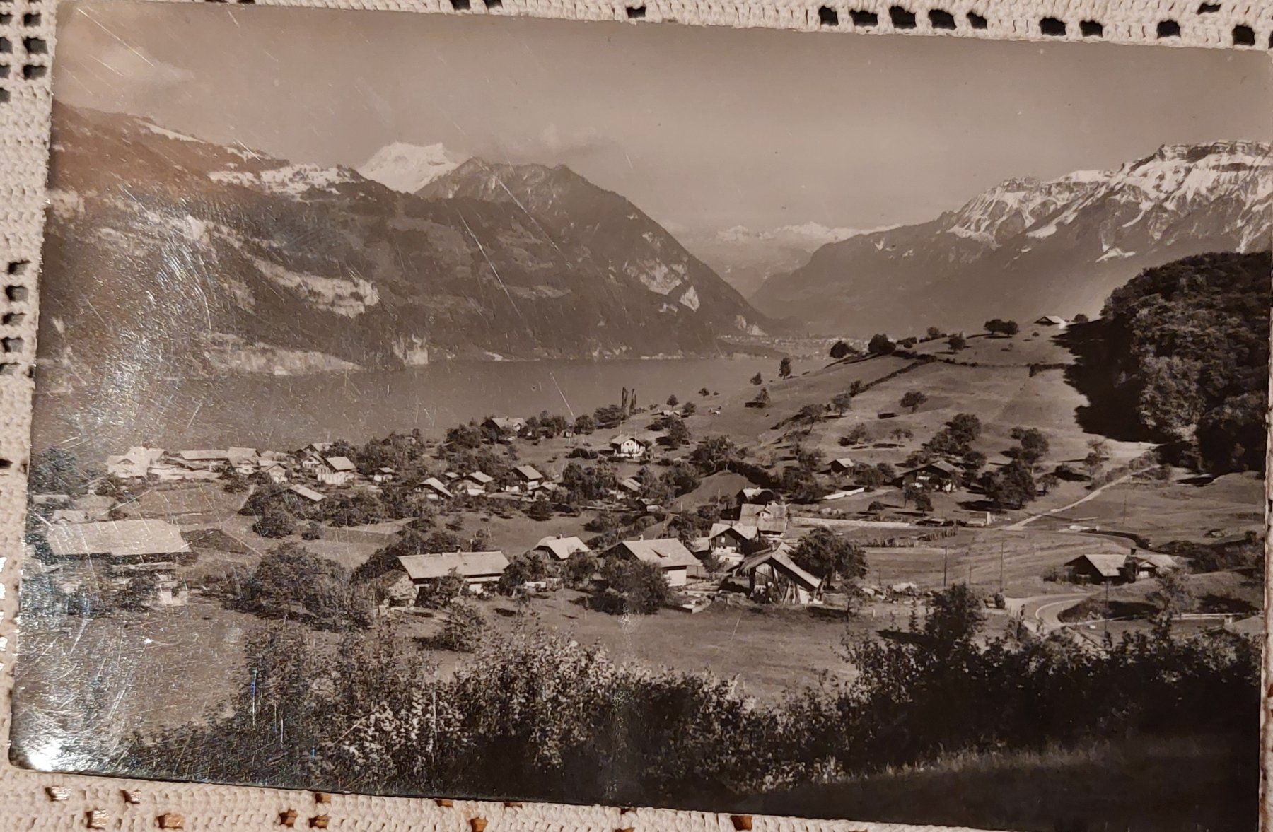 Cartoline postali: AK Krattigen m. Thunersee 1963 – Usato da Opfikon venduto da Carslo5