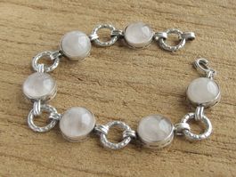 Antik Armband Silber 800 / Mondstein