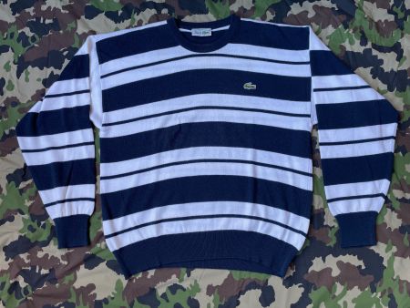 Vintage 80s Lacoste Pullover Sz boxy M