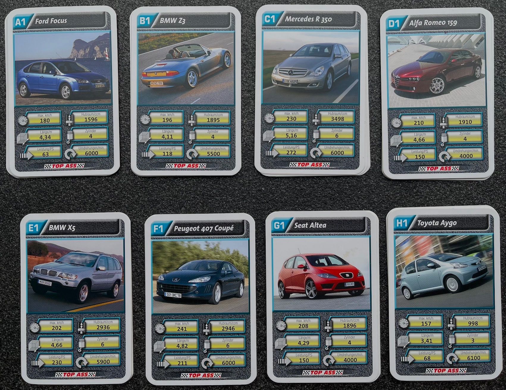 Spiele: Quartett Autosalon TOP ASS – Gebraucht aus Burgdorf von Bsb7 1