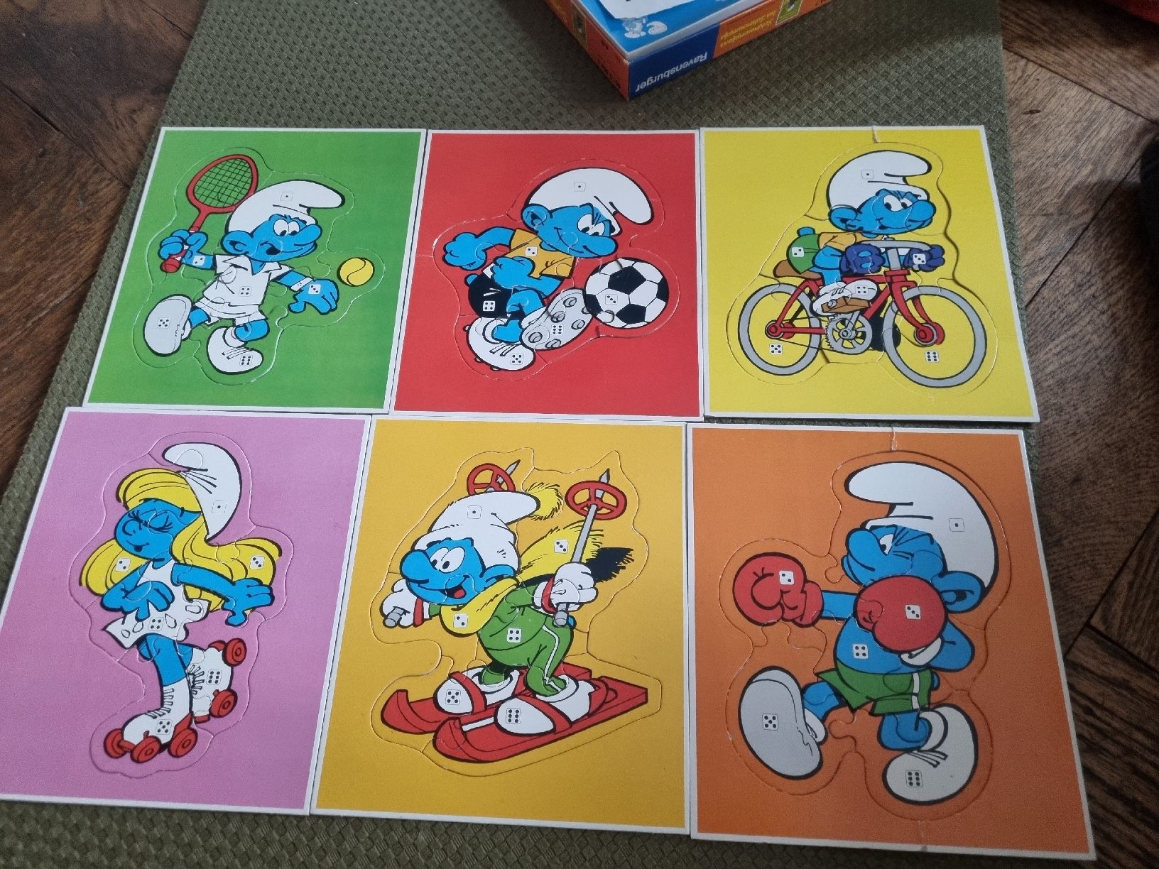 Ravensburger Giochi: Schtroumpfons les Schtroumpfs-Jeu de dés & puzzle  – Usato da Fribourg venduto da jarmilka 5