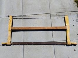 Alte Schrotsäge / Bogensäge