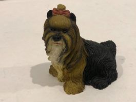 Figurine Chien Yorkshire Terrier en résine