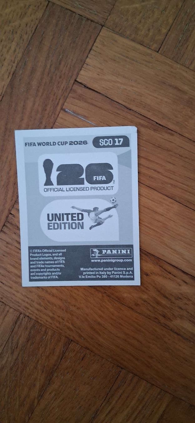 Panini Sammelbilder & Trading cards: WM- Panini 2026  Sticker John McGinn – Gebraucht aus Zürich von Pryter 1