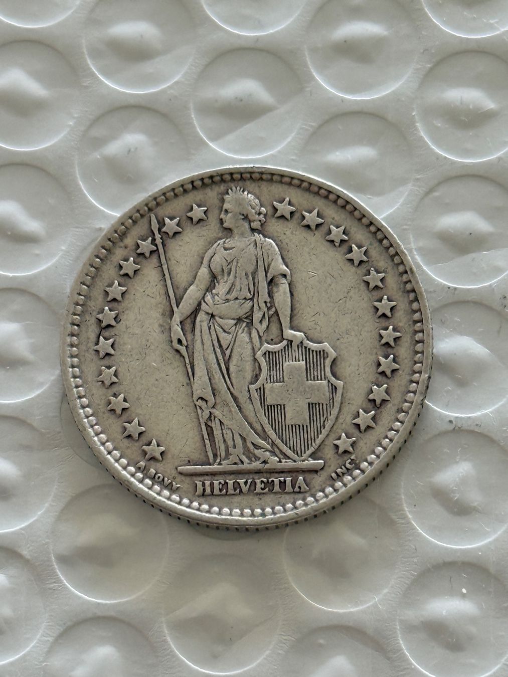 Tutti le monete: 2 Franken 1937  Rar – Usato da Wallisellen venduto da SWISS_SILVER1