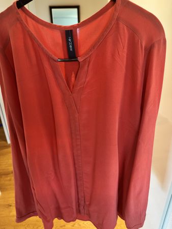 Bluse Marc Cain Seide Koralle Grösse 40/N 5 gut erhalten