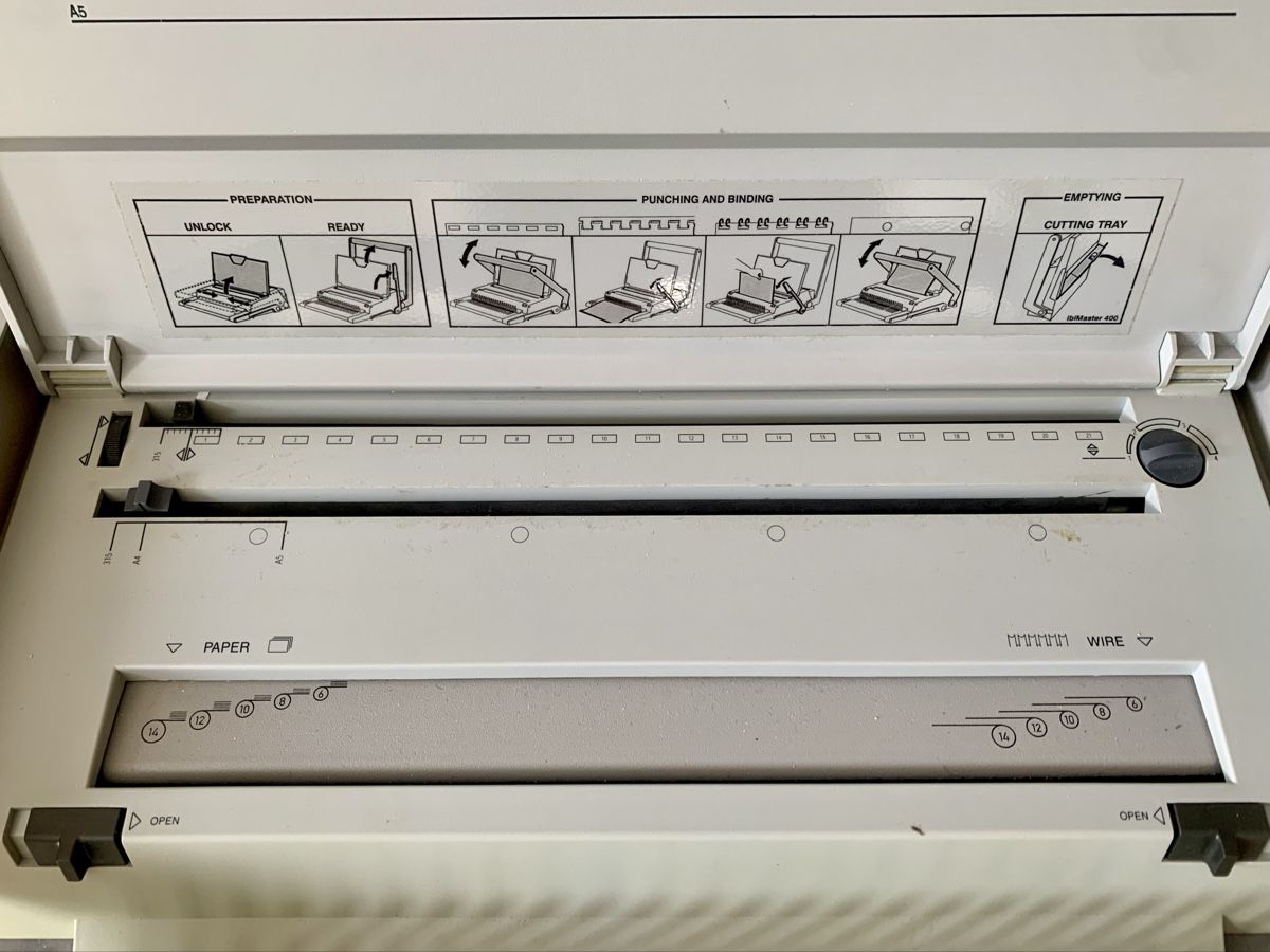 Ibico Bindegeräte: Bindegerät Ibimaster 400 – Gebraucht aus Bern von SaleOutPhil 2