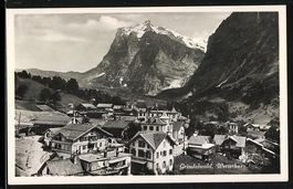 Grindelwald, Teilansicht mit Wetterhorn